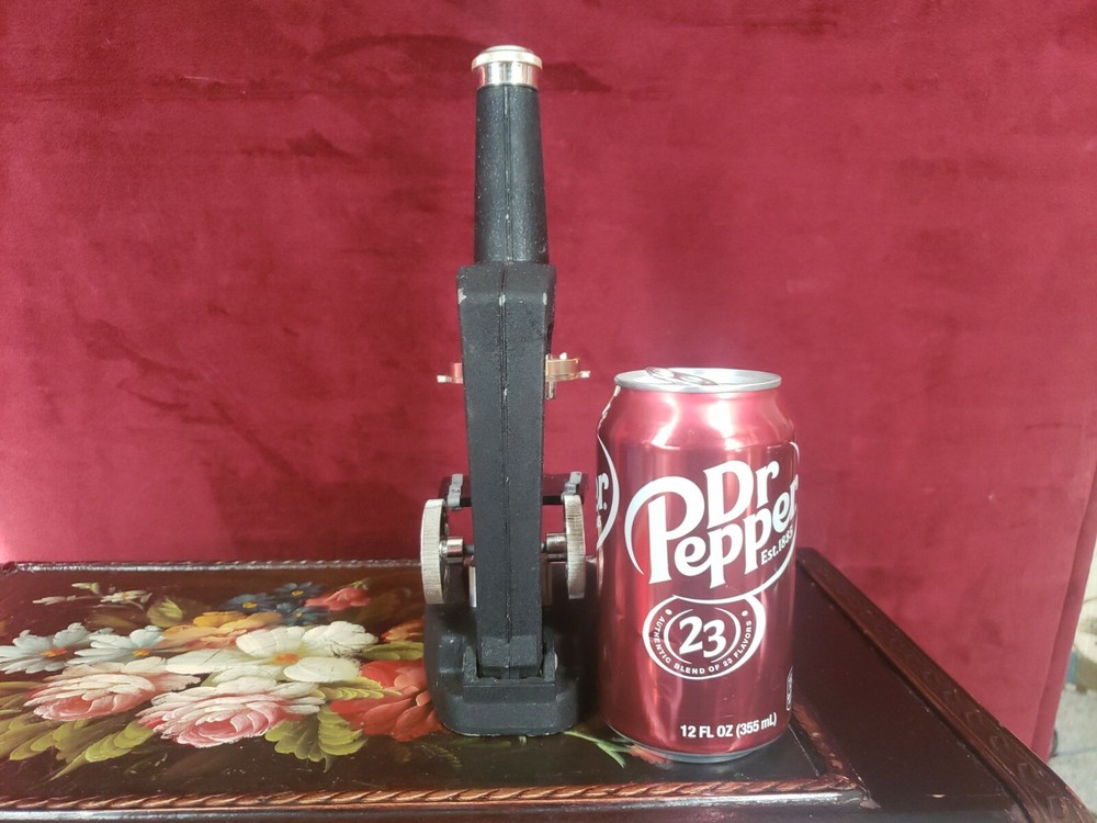 Vintage 1972 Gilbert Microcraft Microscope with 48 Slides - Works!