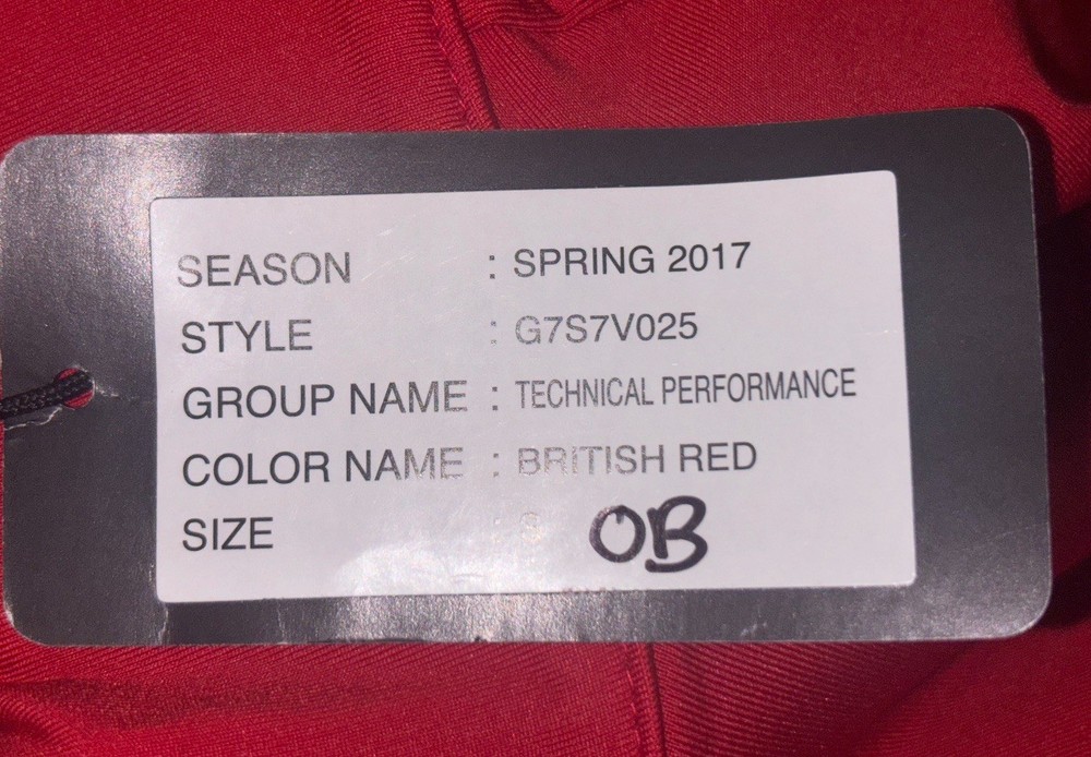 NEW NWT Greg Norman Technical Performance British Red Vest Size S