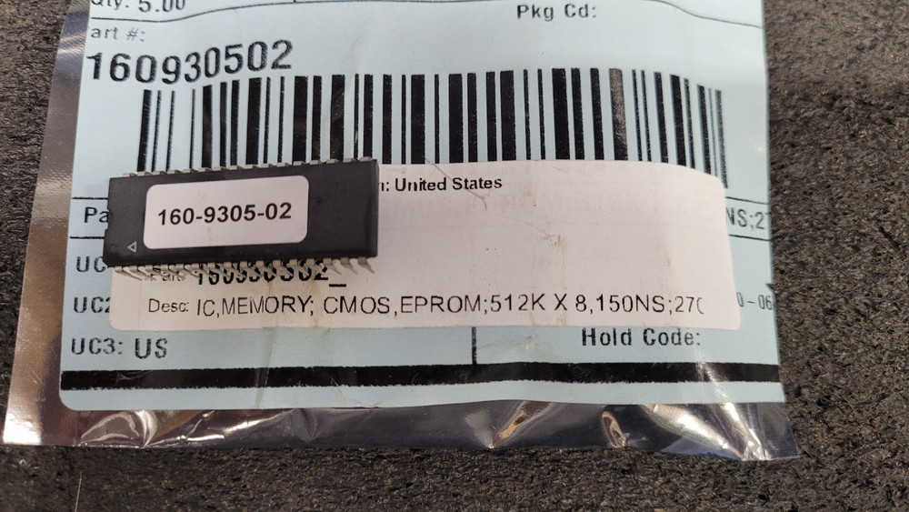Tektronix Rom Eprom 160-9304-02 Unknown
