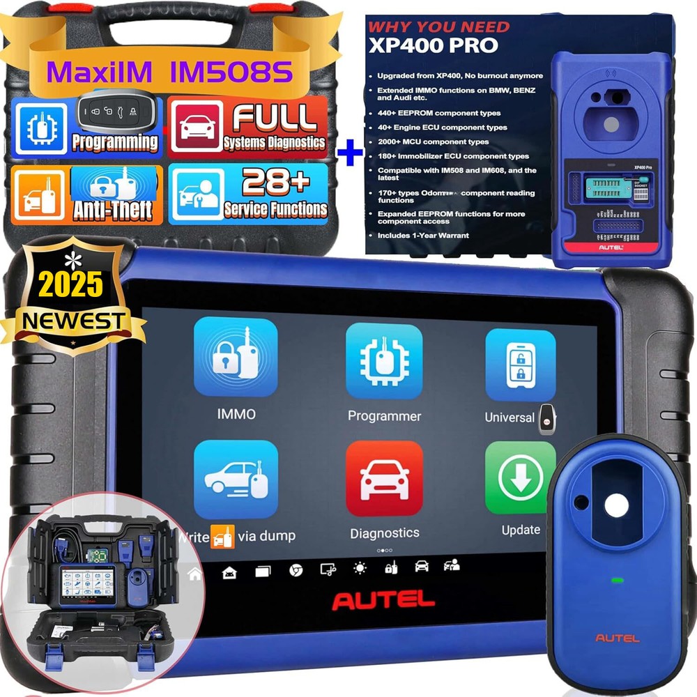 Autel MaxiIM IM508S IMMO KEY PROGRAMMING Auto Diagnostic Tool Full System Scan