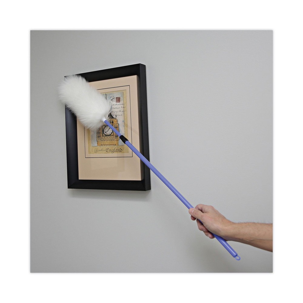 Boardwalk Extendable Duster, 35"-48" Plastic Handle, Lambswool, Assorted Colors