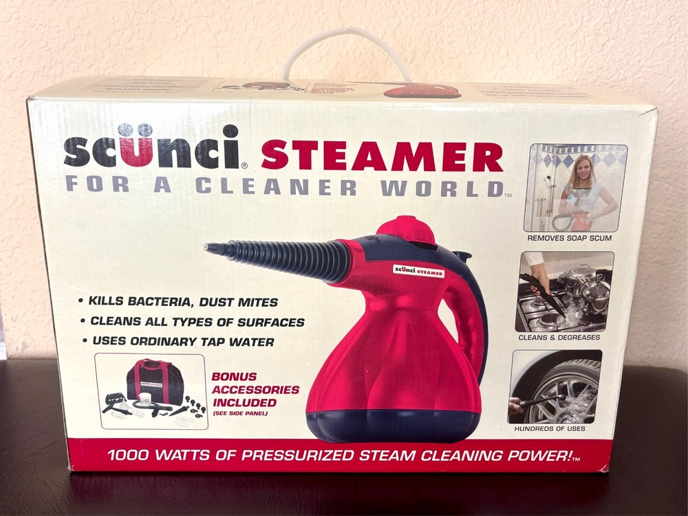 Scunzi Steamer Model SS1000 – New Open Box