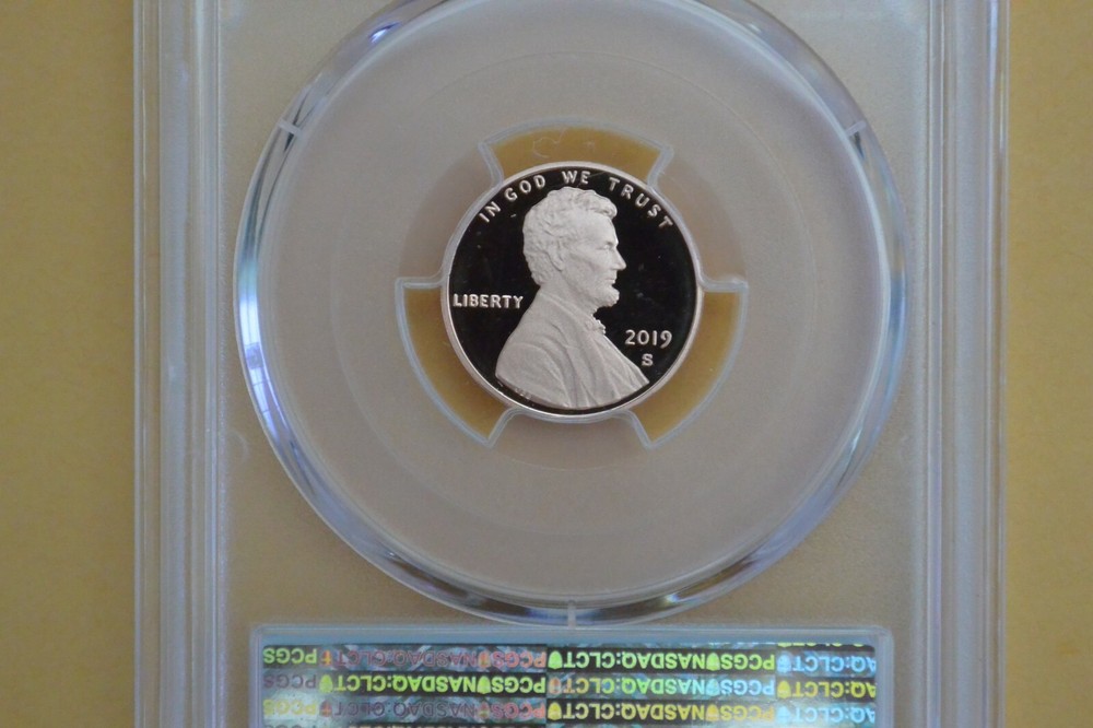 2019 S 1C Lincoln Cent PCGS PR69DCAM First Strike Shield