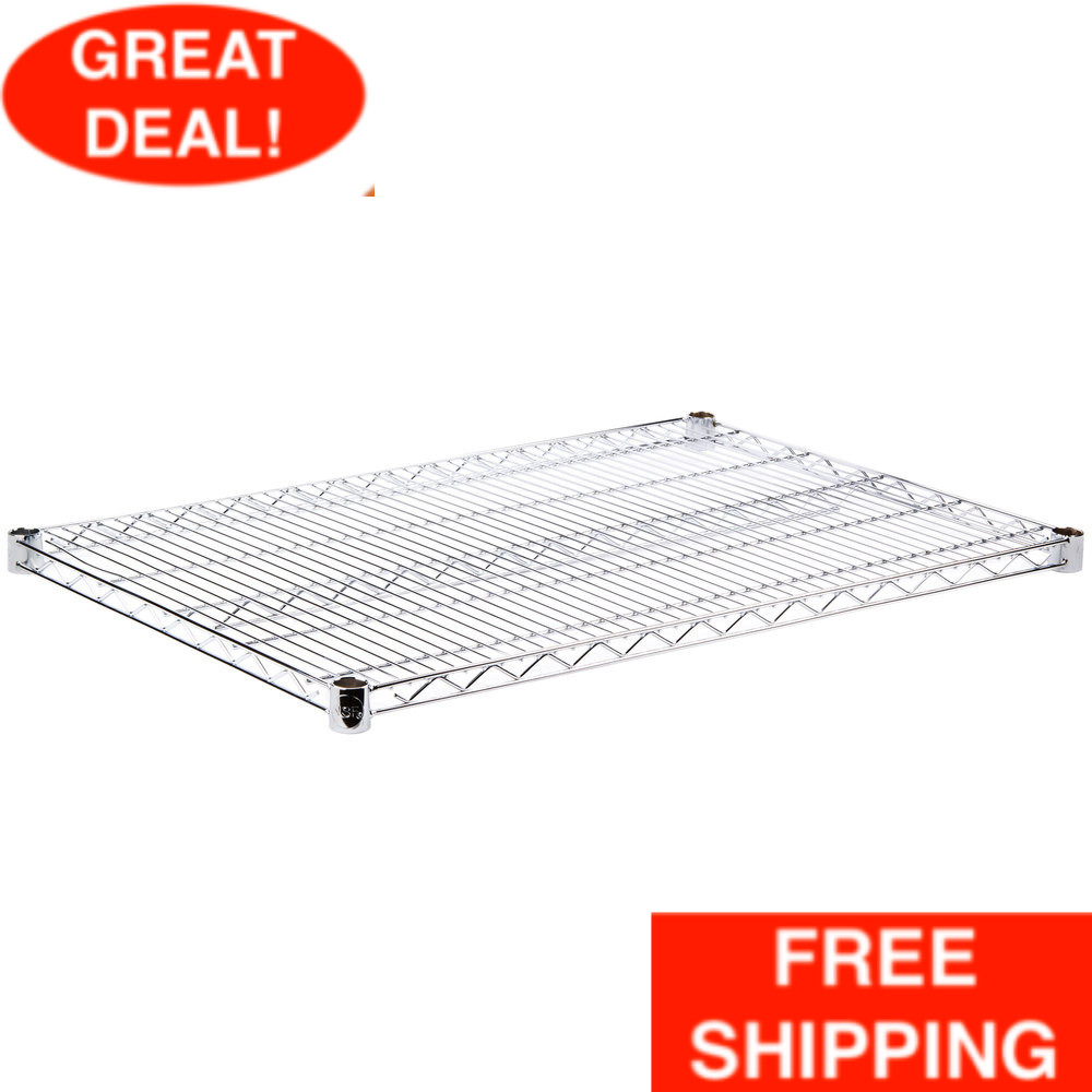 Regency 24 x 36 NSF Chrome Wire Shelf Replacement Additional Vented Rack Metal