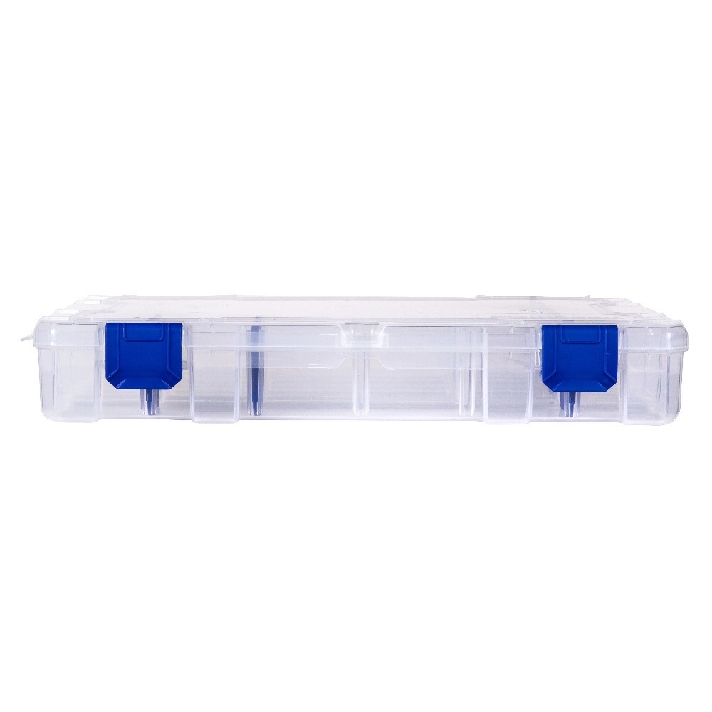 2-Pack 24-Compartment Storage Organizer Box with Removable Dividers and Rust