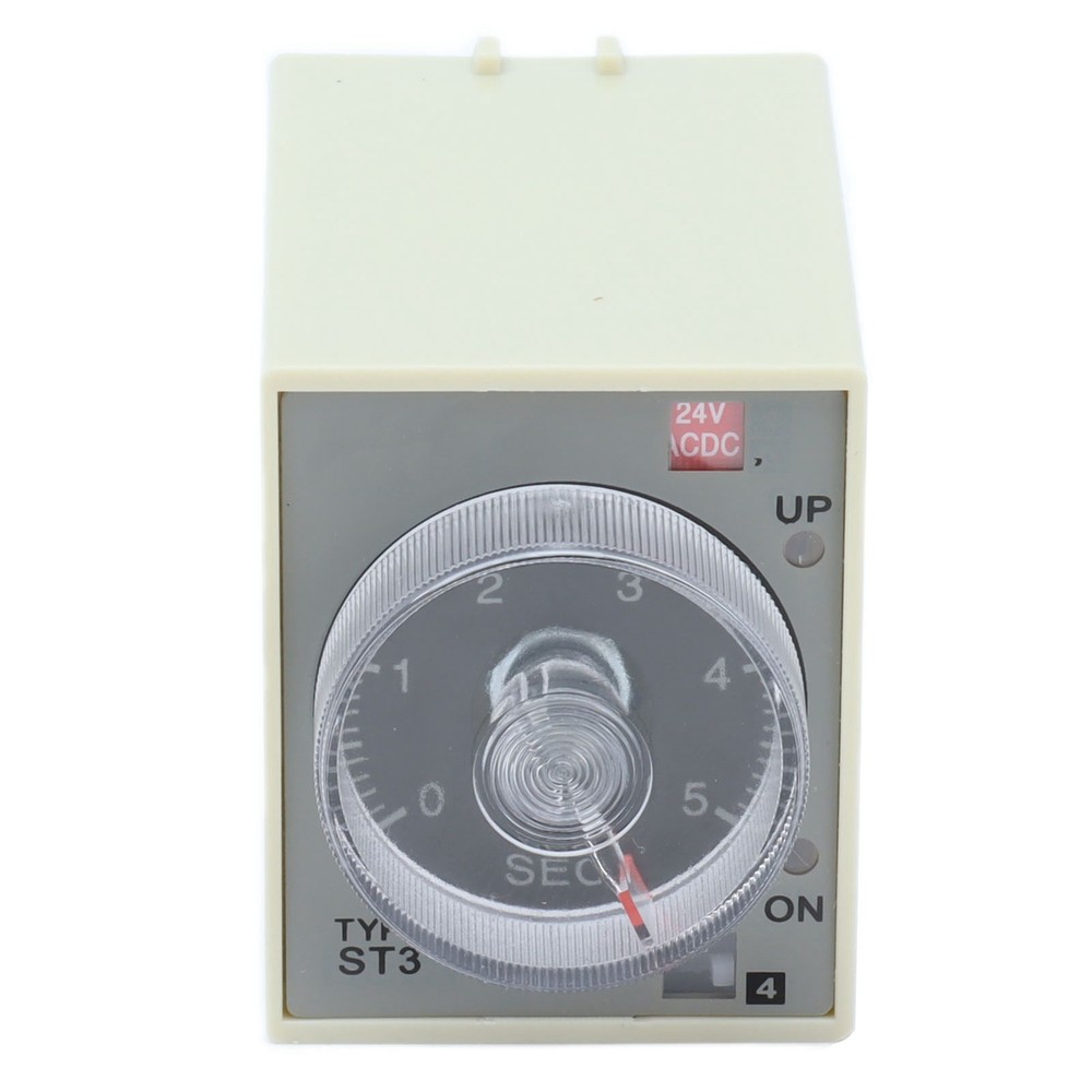 (DC24V)BERM Time Relay Adjustable Power On Timer Delay Accessory Replacement