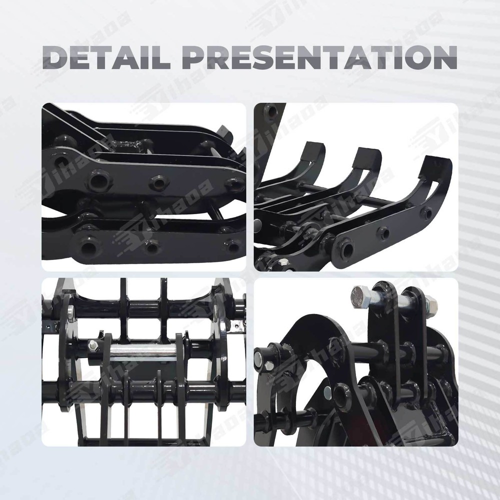 TYPHON Attachment Grappler Grabber Attachments for Mini Excavators Excavator