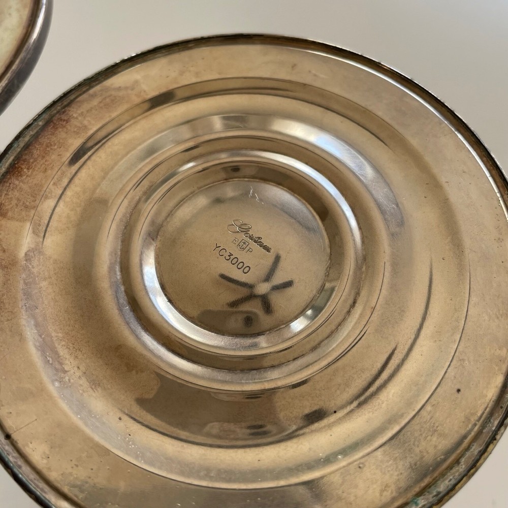 2 Vintage Gorham Silver Plated Candlestick Holders YC3000 5"