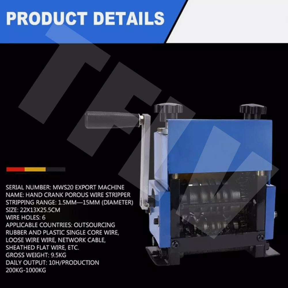 automatic copper machine cable cutting machine for waste line recycling machine