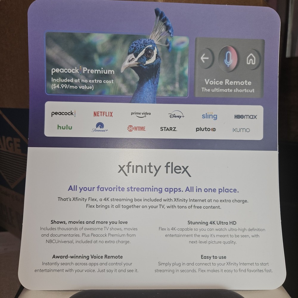 Xfinity Flex 4k Streaming Box