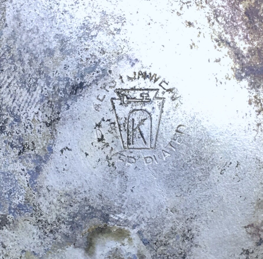 Antique Silver Plated Pitcher 1914 Keystone Silver Co Philadelphia
