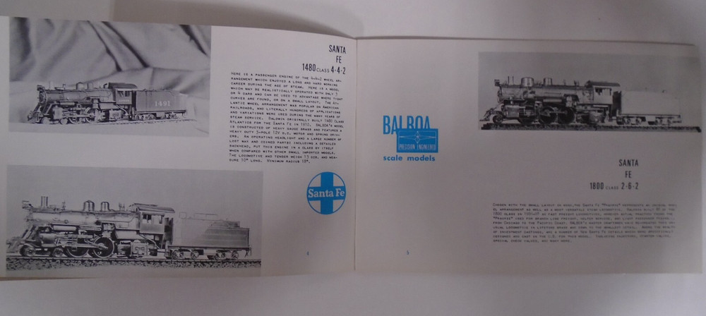 BALBOA SCALE MODELS 1966 CATALOG SECOND EDITION & PRICE LIST