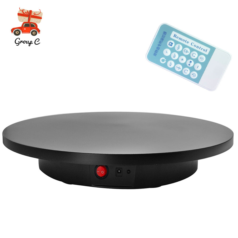 16.5in 360°Remote Control Electric Motorized Rotating Turntable Display Stand