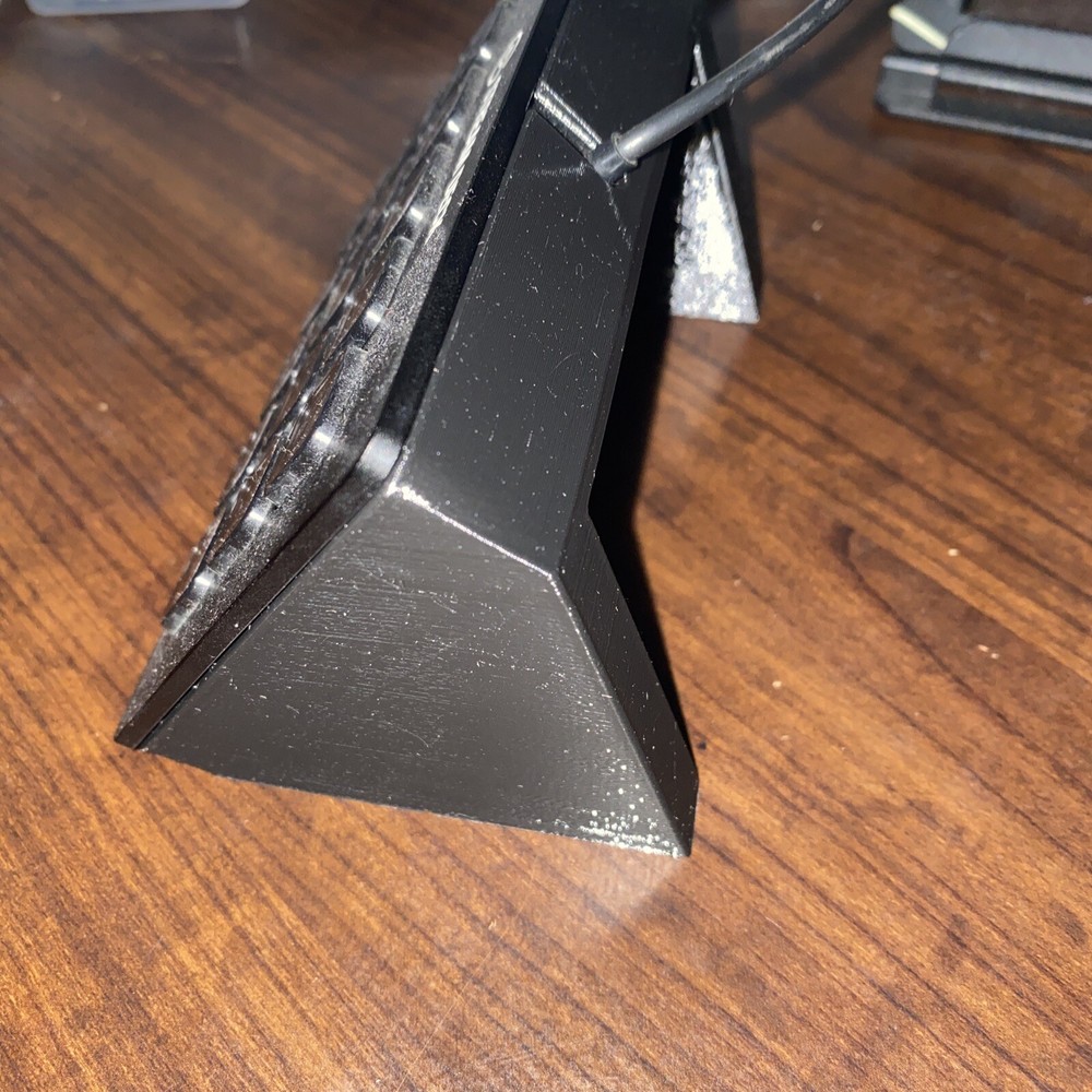 Stand for Stream Deck (15-Key) 3D Printed Holder Thick Sturdy Black Angle