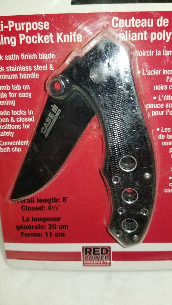 Case IH Stainless Steel Folding Pocket Knife