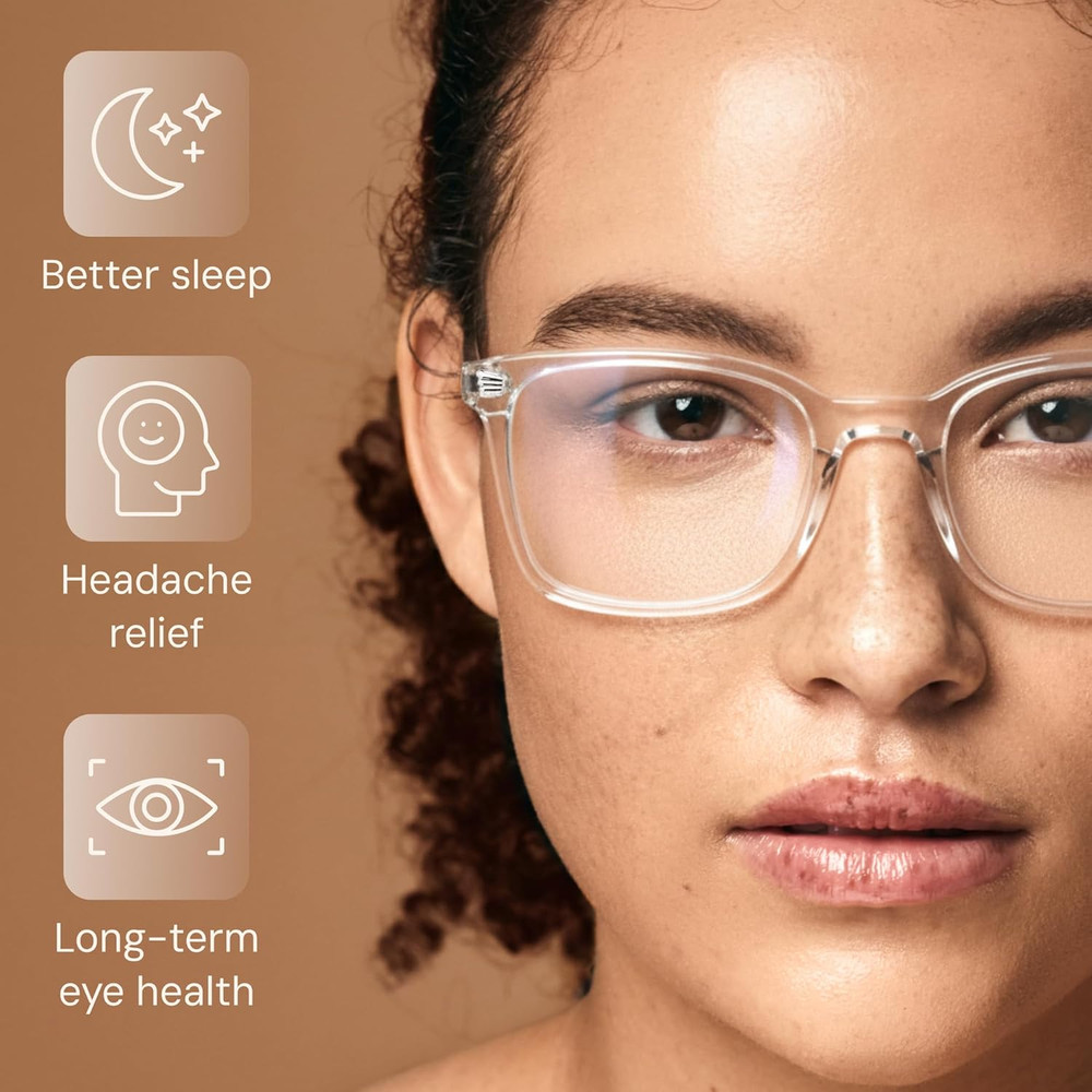 Stylish Blue Light Glasses for Woman - Computer Glasses for Blue Light Blocking