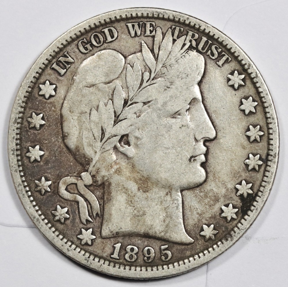 1895 Barber Half.  Fine.  209220