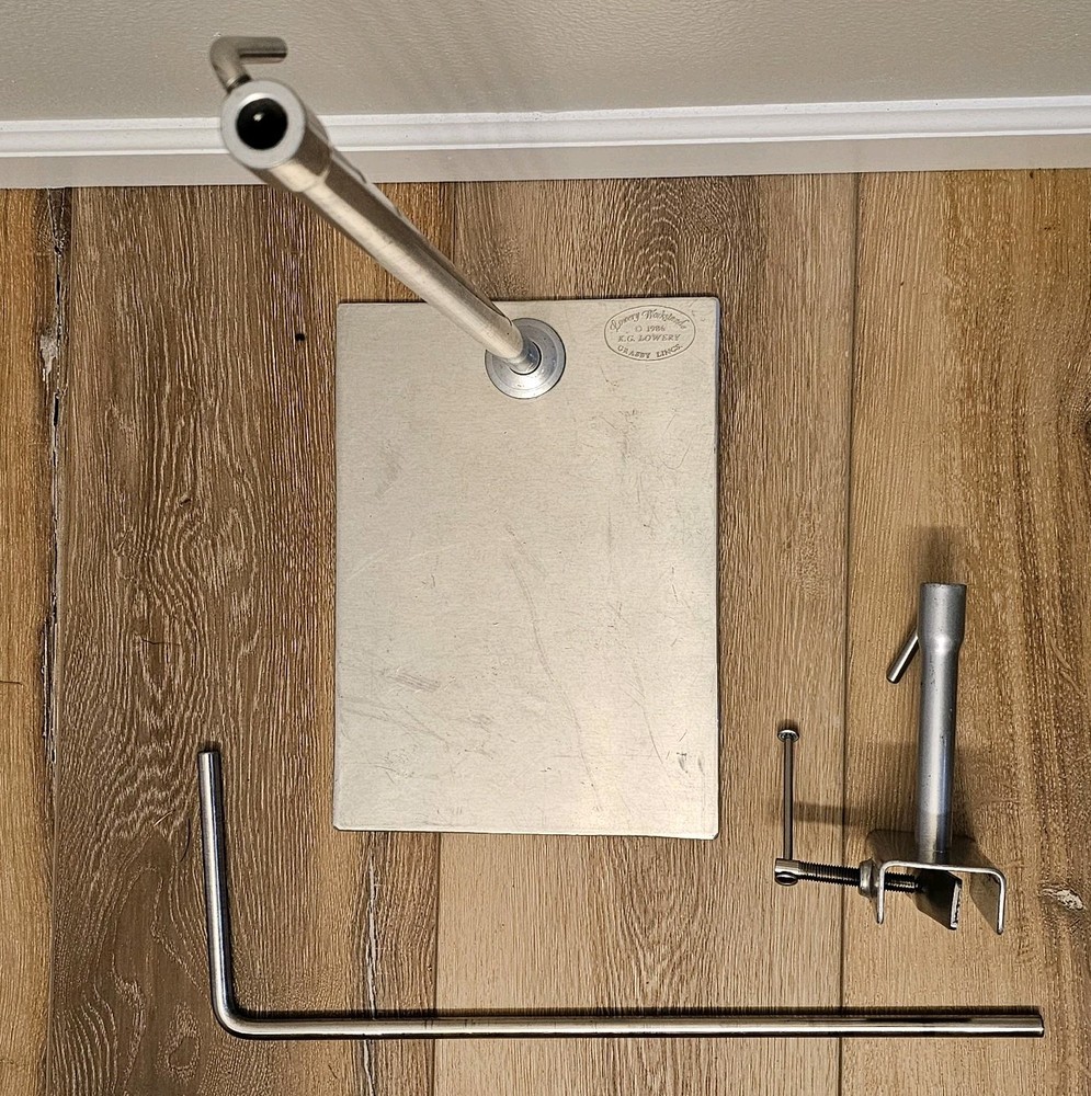 Lowery Workstand Stainless Steel with Side Clamp Head