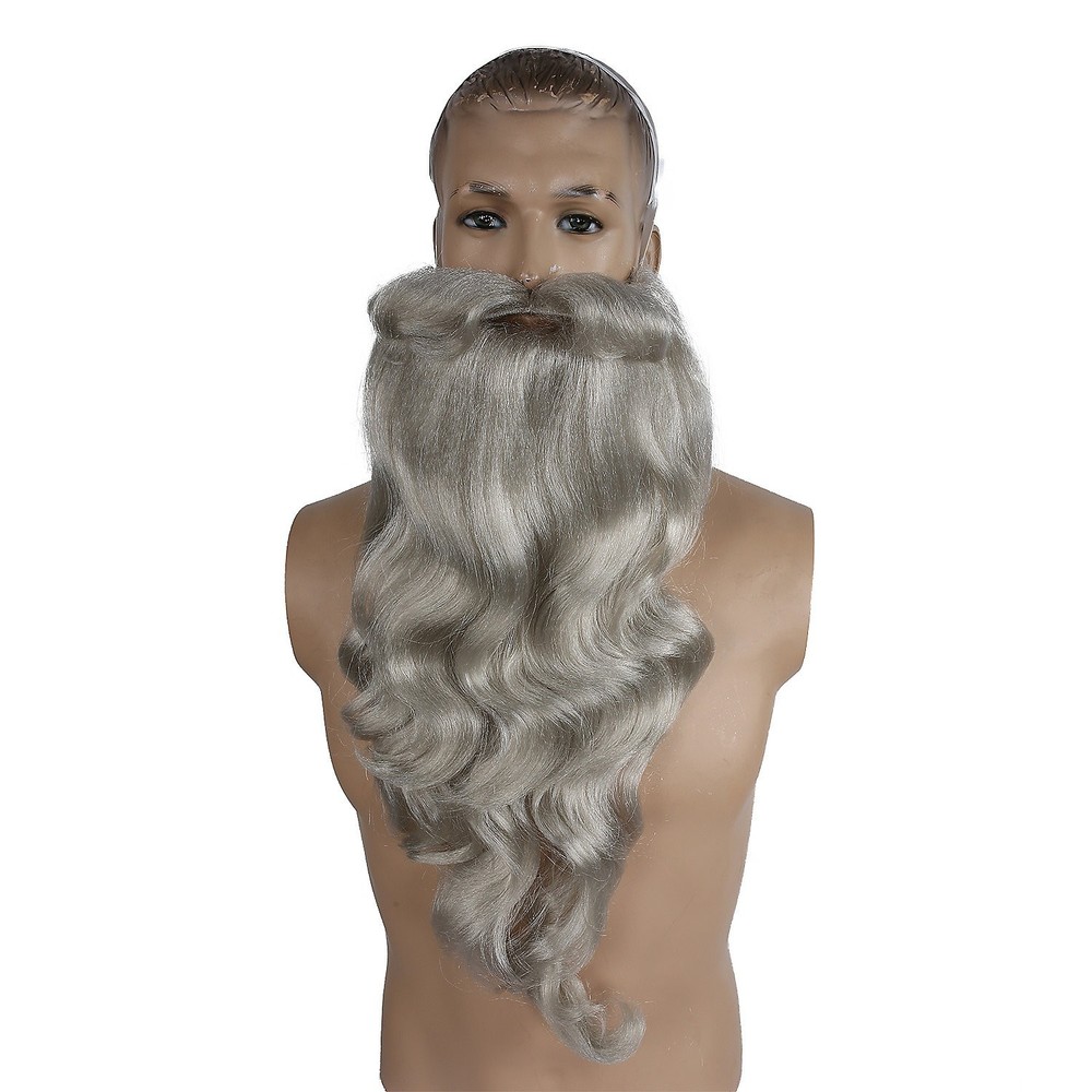 Santa Beard Long 60 White