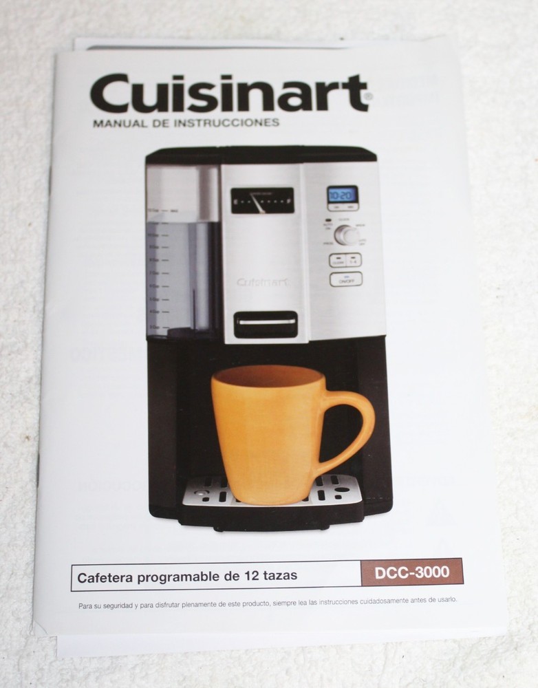 Cuisinart DCC-3000P1 Programmable 12 Cup Coffeemaker in Box + Extras ~ Working