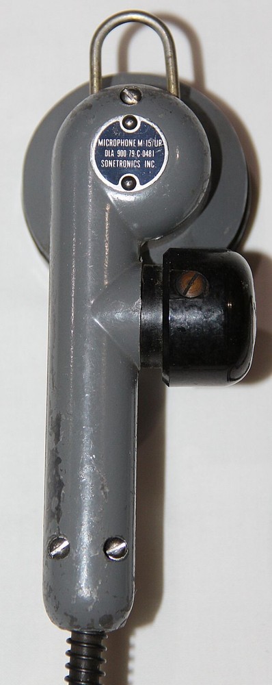ORIGINAL MILITARY M-15/UR MICROHONE, UNTESTED