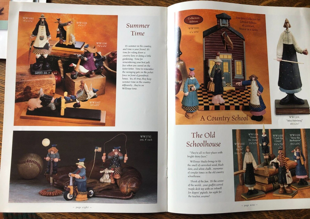 1998 WILLIRAYE STUDIO CATALOG