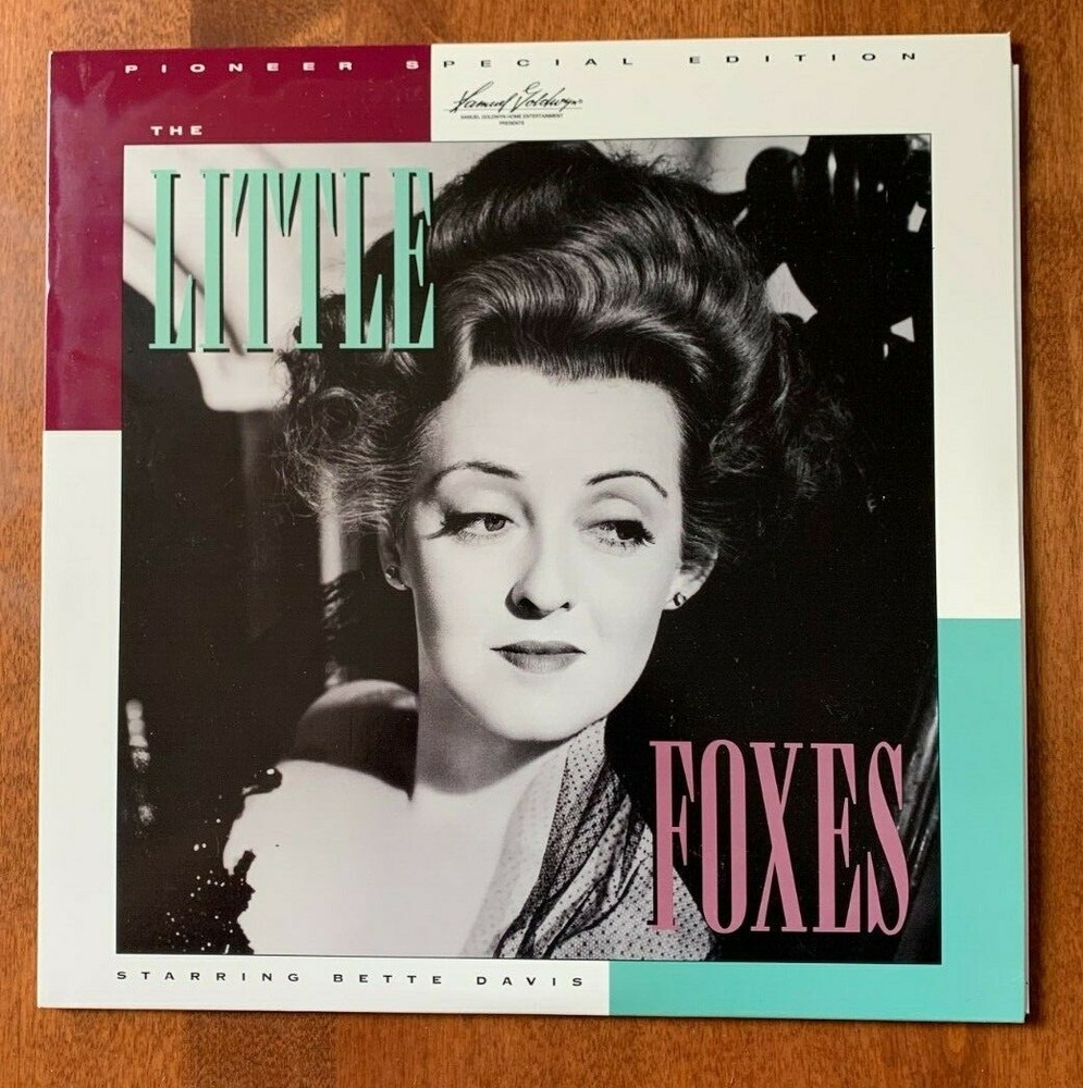 THE LITTLE FOXES Laserdisc Bette Davis