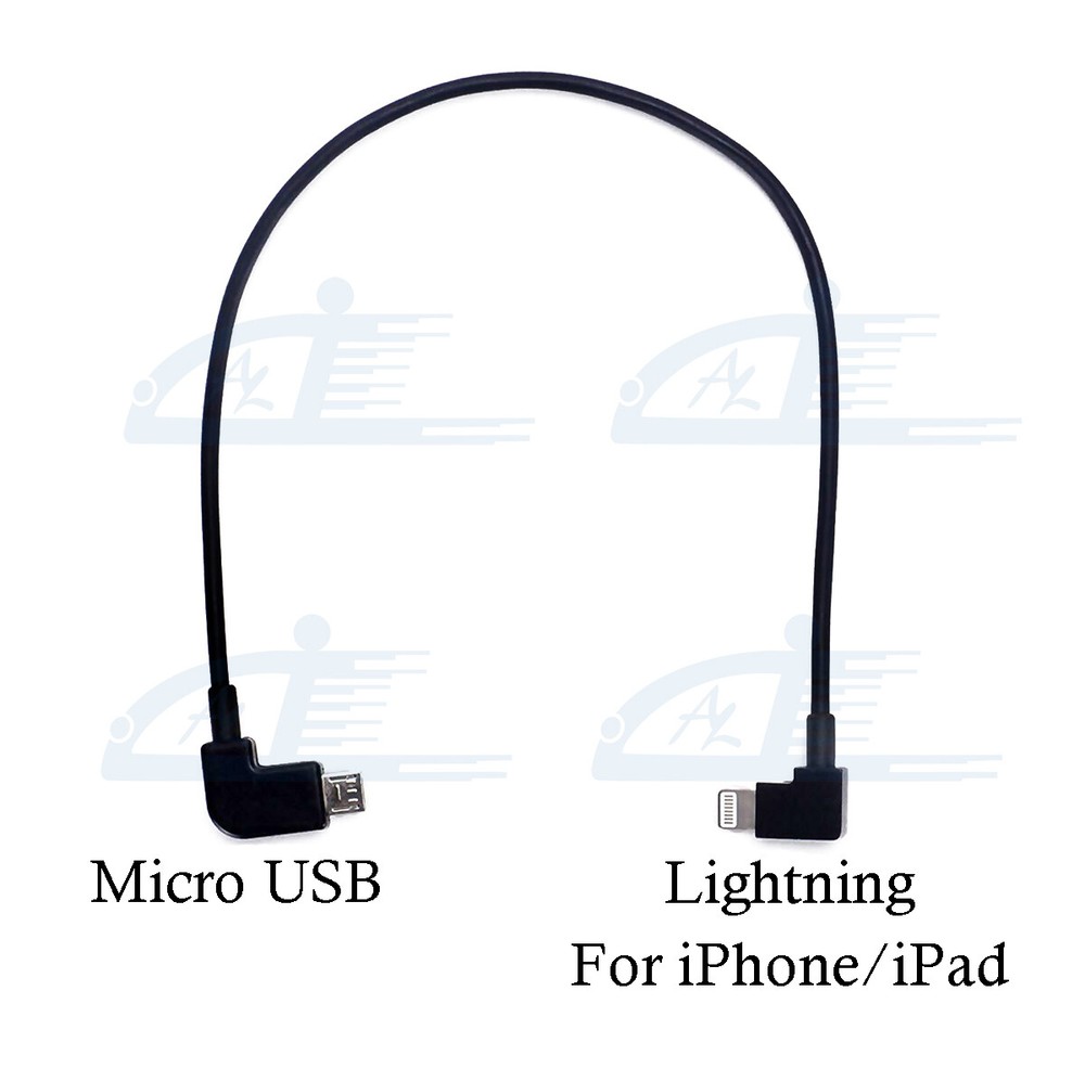 OTG Micro USB Cable 90° Data Transfer for DJI Mavic Mini 1 Drone Remote Control