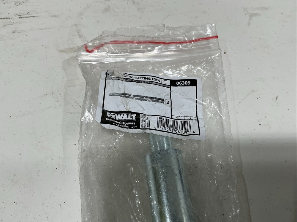 Dewalt Drop-in Setting Tool 1/2", 06309 (Qty 8)
