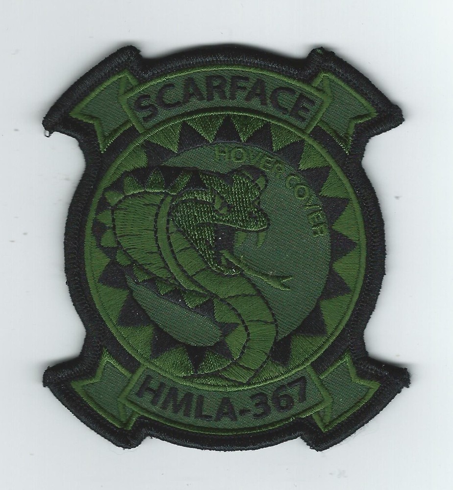 HMLA-367 "SCARFACE" "HOVER COVER" subdued patch
