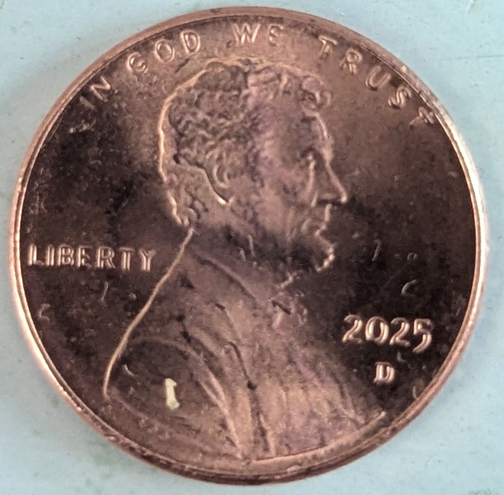 2025 D DDO DDR Mint BU Error Lincoln Cent Coin