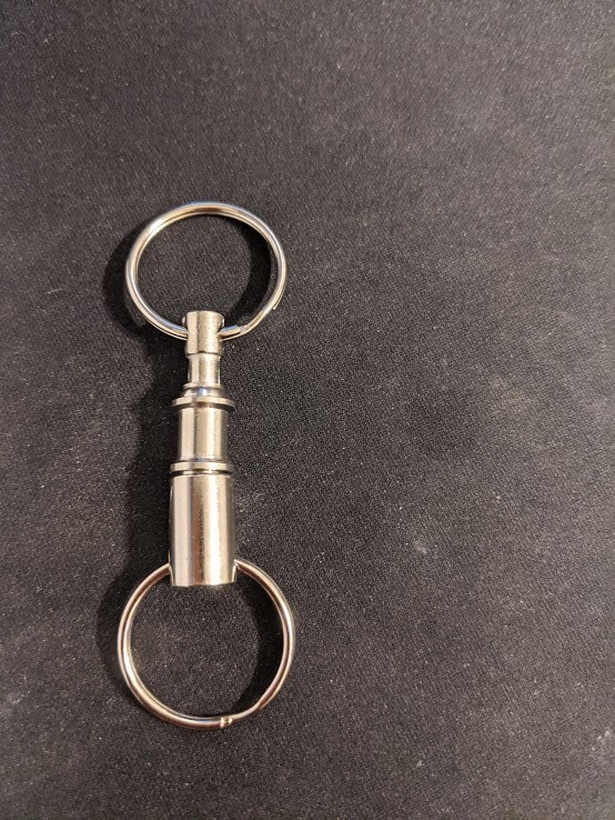 Quick Release Metal Breakaway Pull Apart Key Ring / Chain Keychain Free Shipping