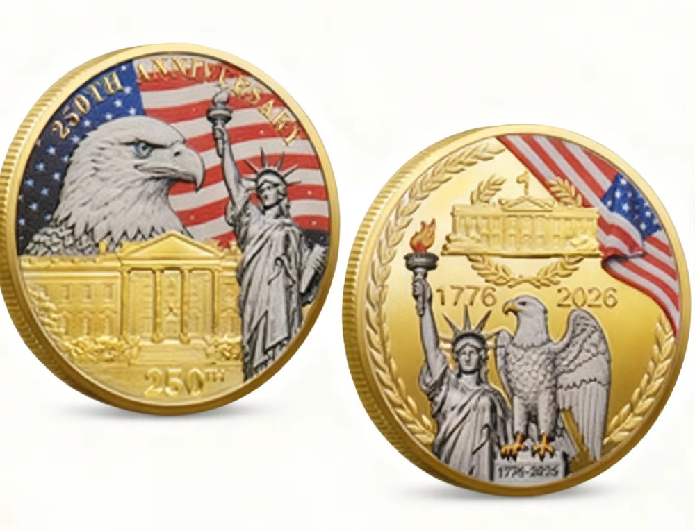 250th Anniversary US Semiquincentennial Coin