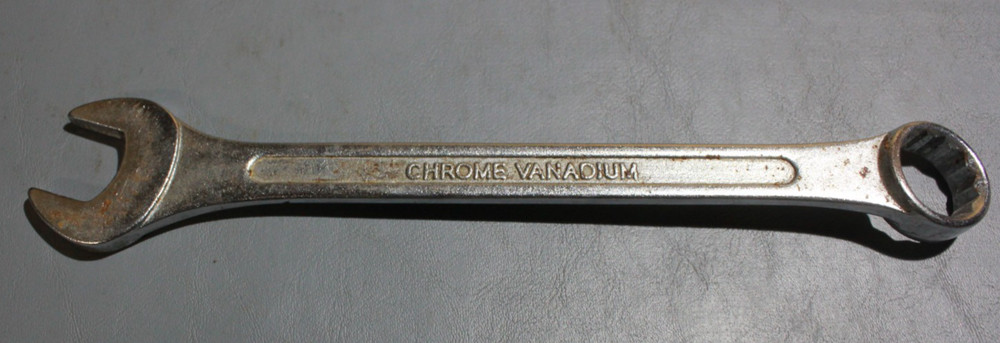 Chrome vanadium 7/8 combination wrench