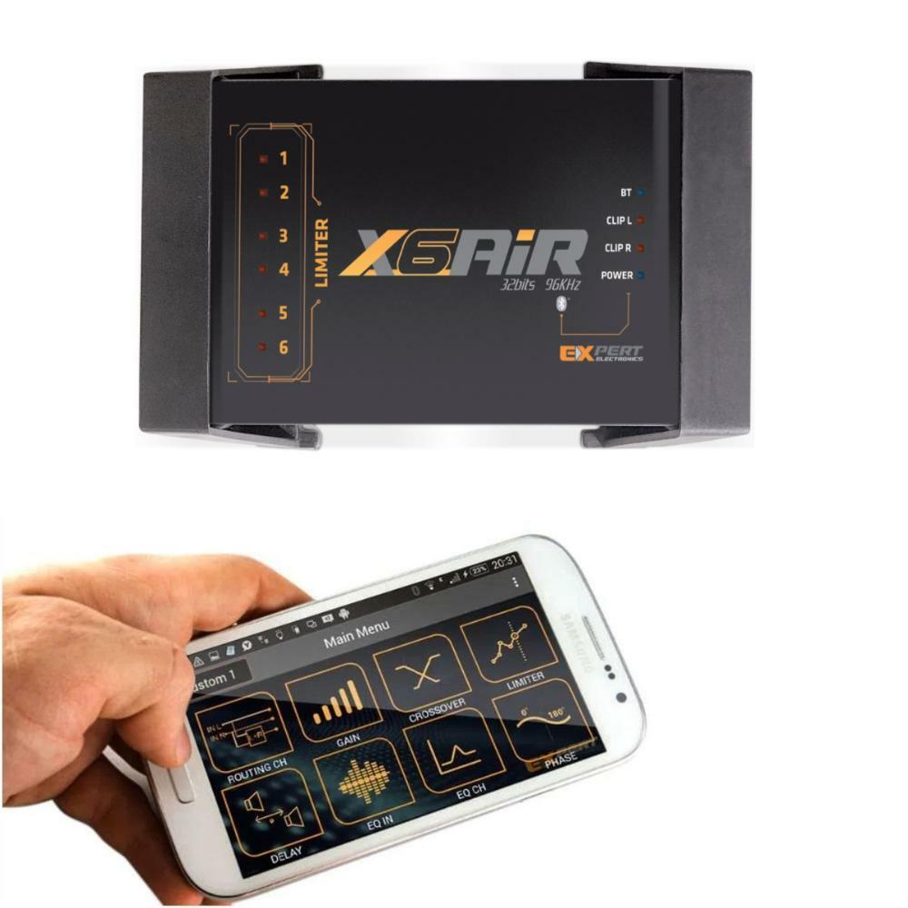 Expert Electronics X6 AiR Bluetooth Digital Audio Processor 32 bits 96KHz