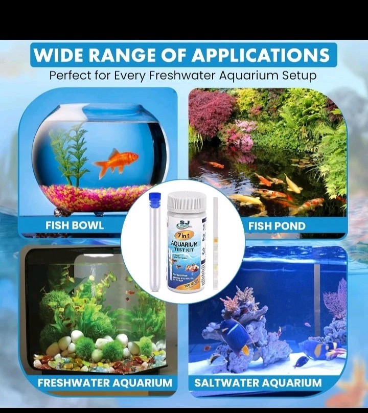 Aquarium water test strips kit