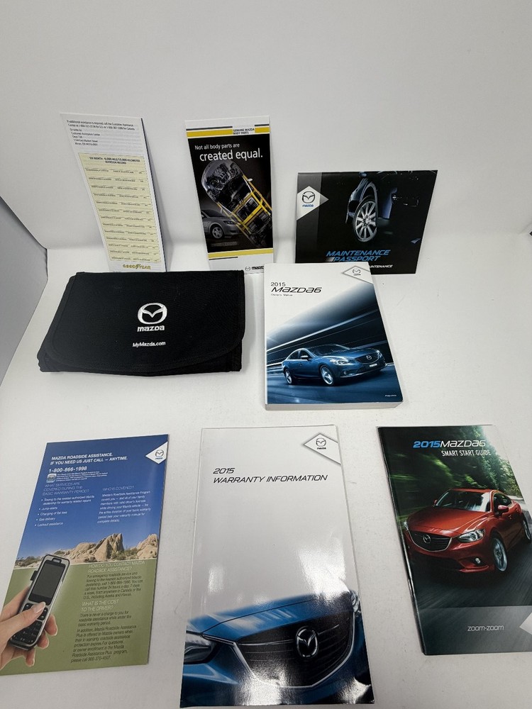 2015 Mazda 6 Owners Manual OEM Complete Set