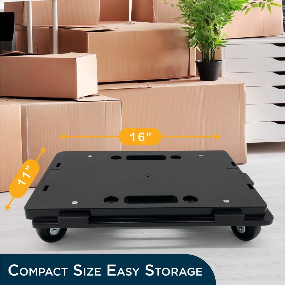 Furniture Dolly for Moving 2 Pack Multi-Functional Heavy Duty Interlocking