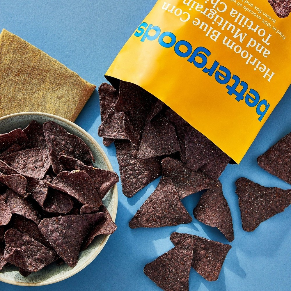 bettergoods Blue Corn Multigrain Tortilla Chips 10 oz