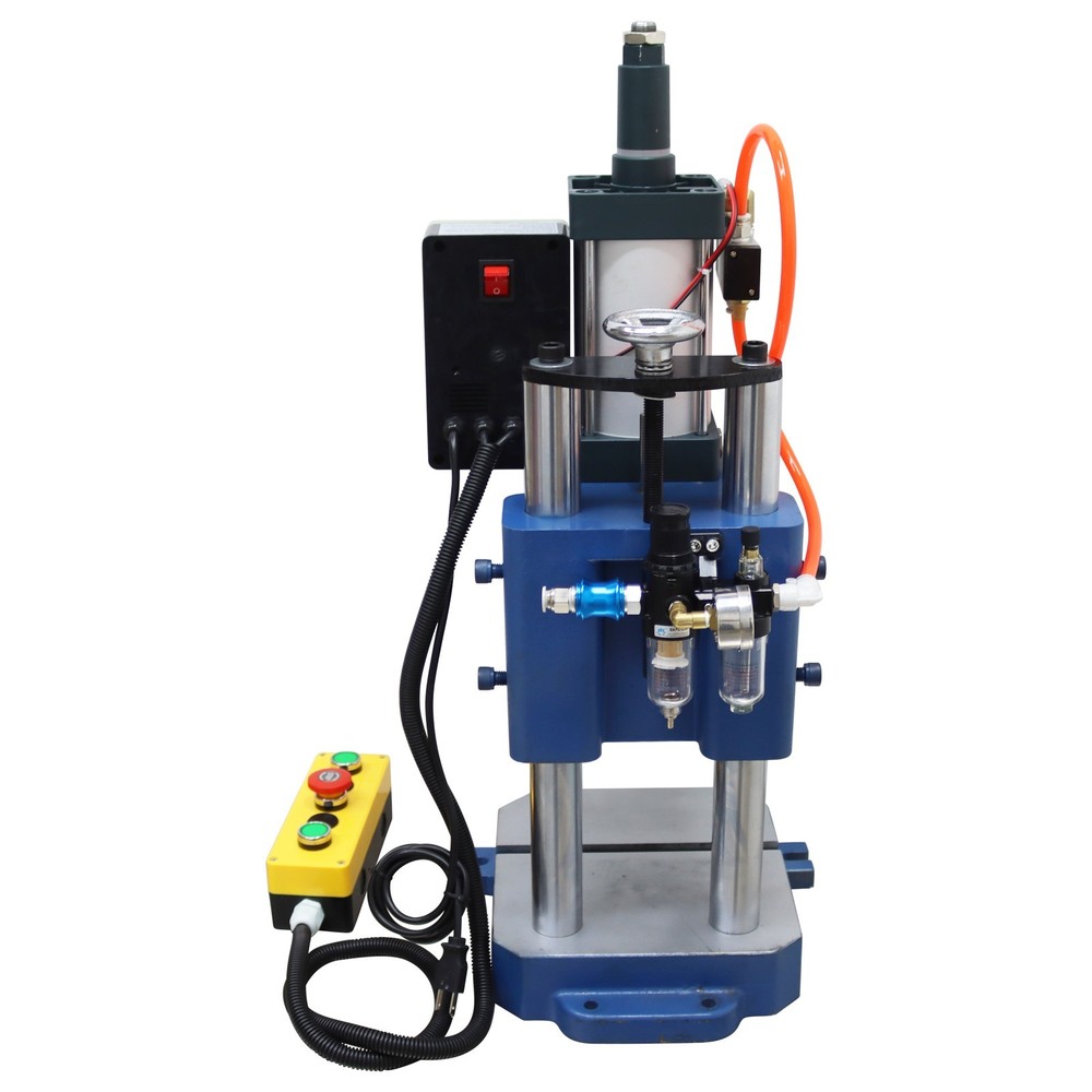 1102lb Pneumatic Punch Press Machine with Controller&Emergency Stop Switch 110V