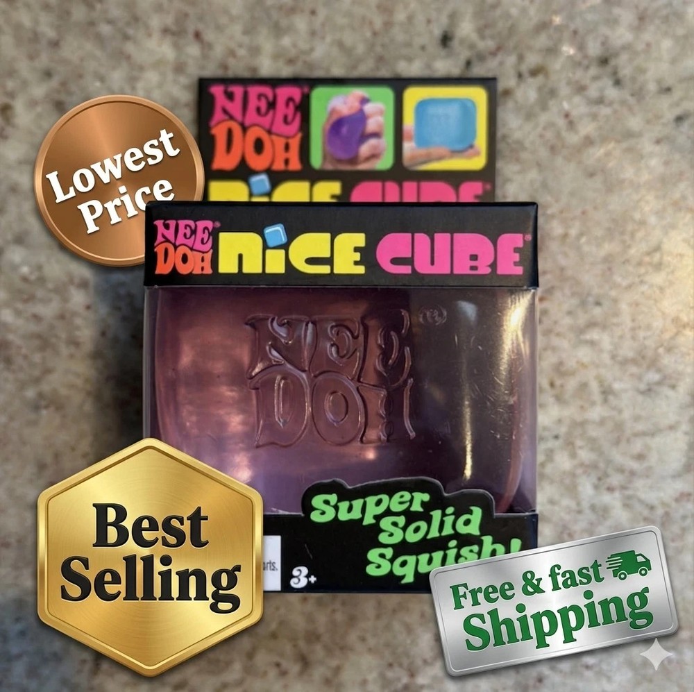 Nee Doh Nice Cube - Super Solid Squish!