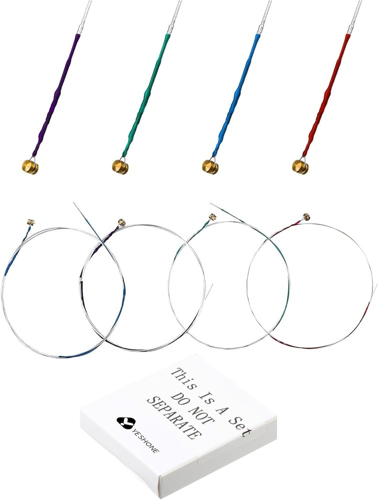 Yeshone 8 Pieces Violin Strings Universal Full Set (g-d-a-e) 4/4 Violin Universa
