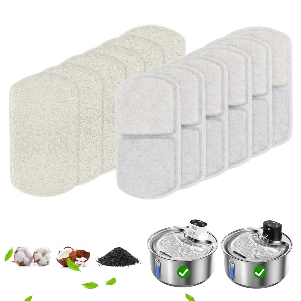 6 Pack Filters Replacement Filters for FS40PLUS with 6 Filter, 6 Layer Filter...