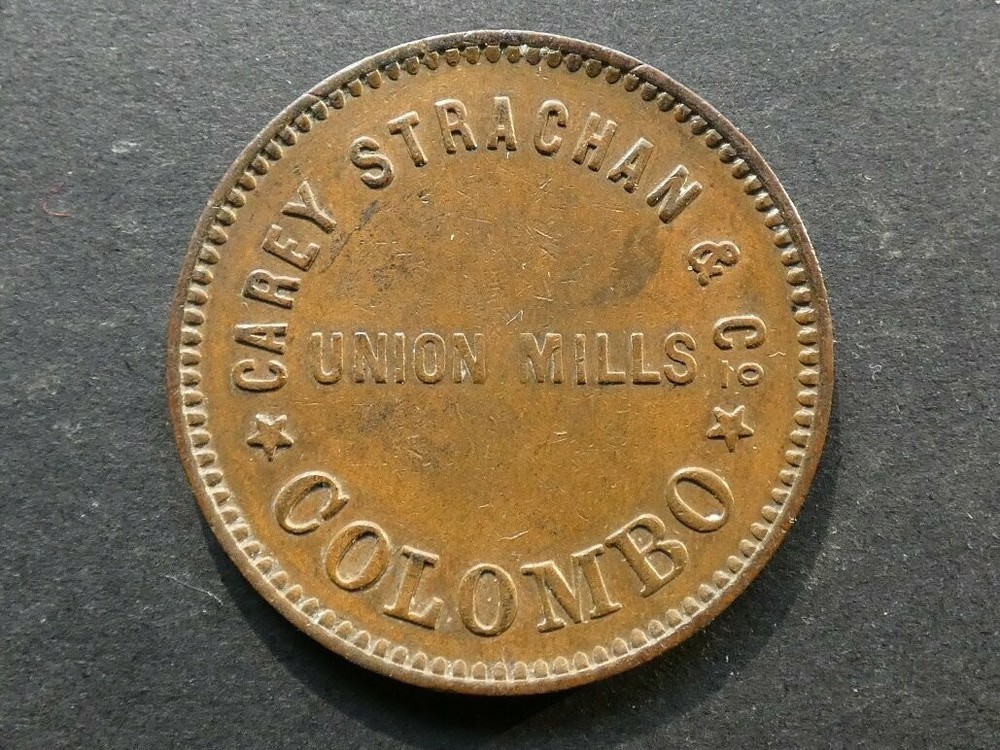 w.1249. Ceylon, Colombo, Carey Strachan & Co.