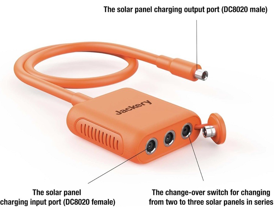 Jackery Solar Series cable for Jackery E1000 Pro-E3000 Pro & SolarSaga 200 Panel