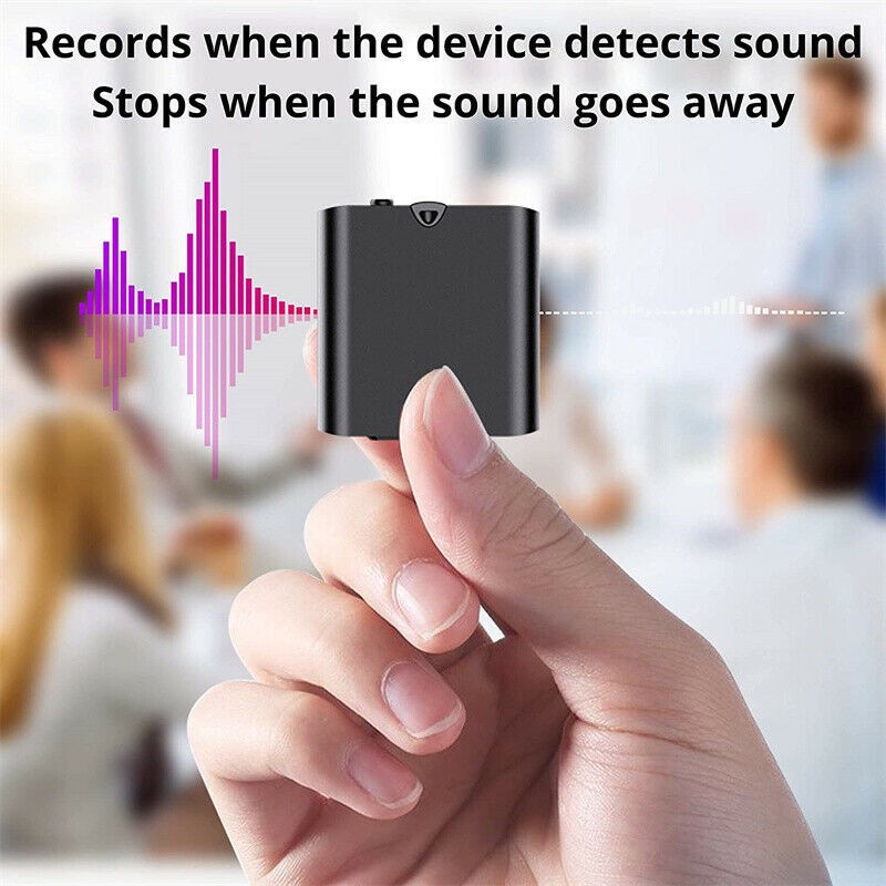 Hidden Voice Activated Recorder Spy Digital Audio Recording Device Dictaphone