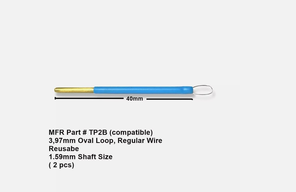 Ellman Surgitron Electrode TP2B - 3,97mm Oval Loop, Regular Wire ( 2pcs)