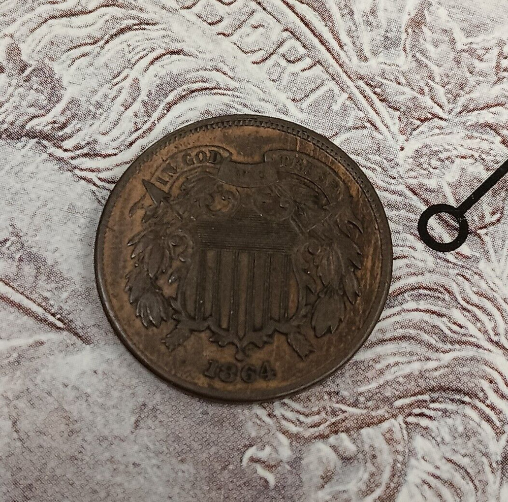 1864 2 CENT PIECE TP-4624