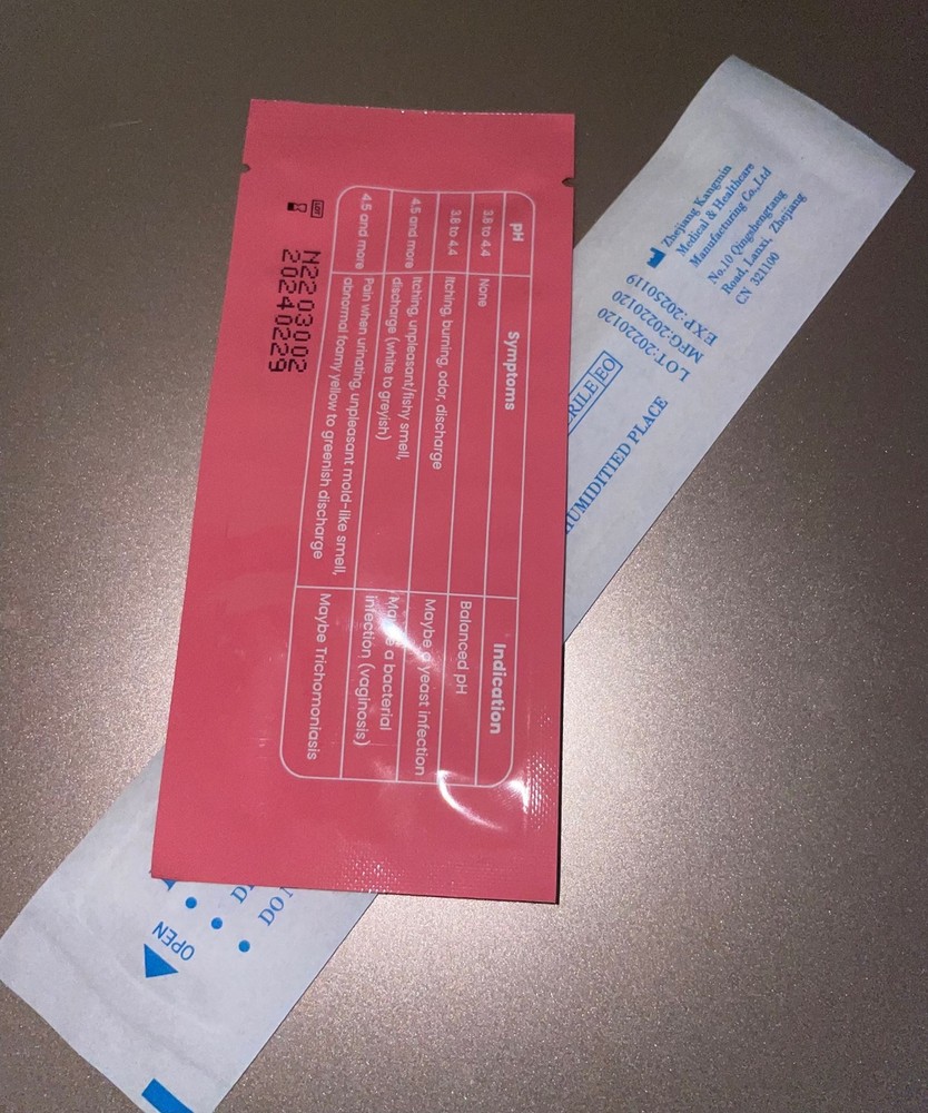 Vaginal Ph Testing Strip