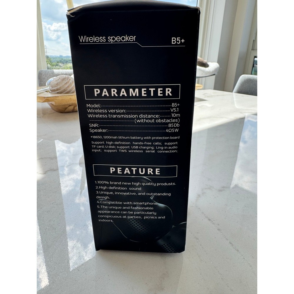 B5+ Bear Bluetooth Speaker – Fun Graffiti Design!